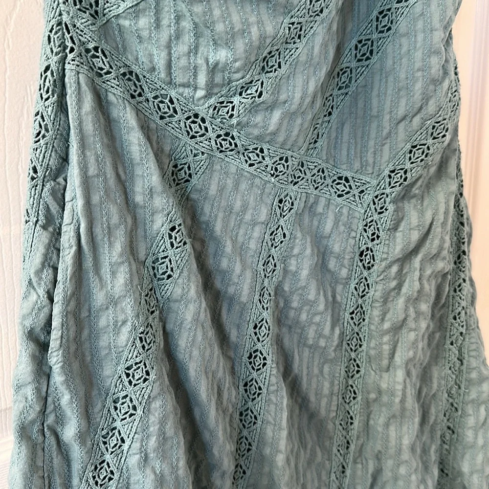 Free People One-Shoulder Maxi Dress in Seafoam